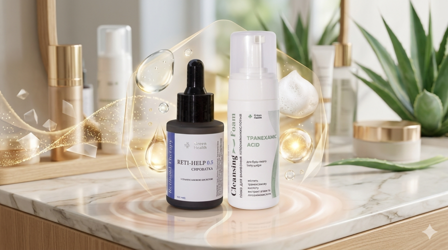 Транексамова кислота в косметології: сучасний підхід до боротьби з пігментацією