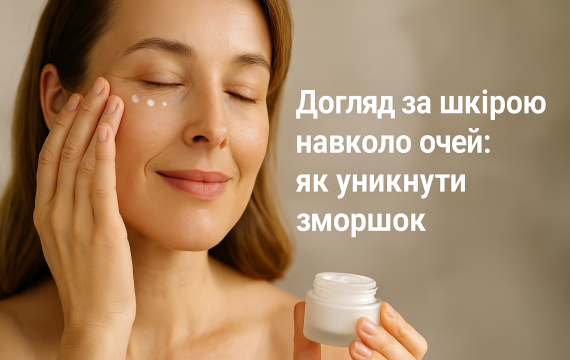 Догляд за шкірою навколо очей: як уникнути зморшок