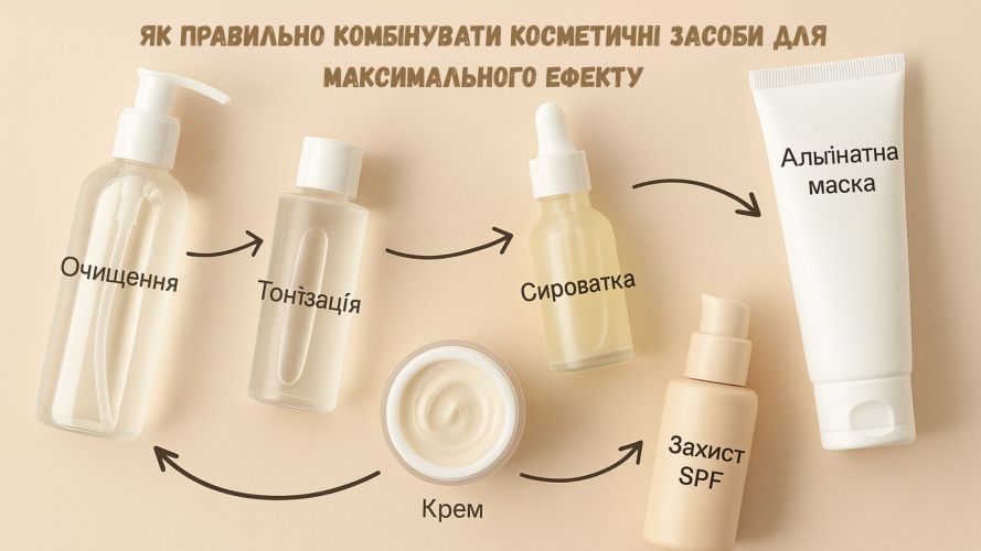 Як правильно комбінувати косметичні засоби для максимального ефекту
