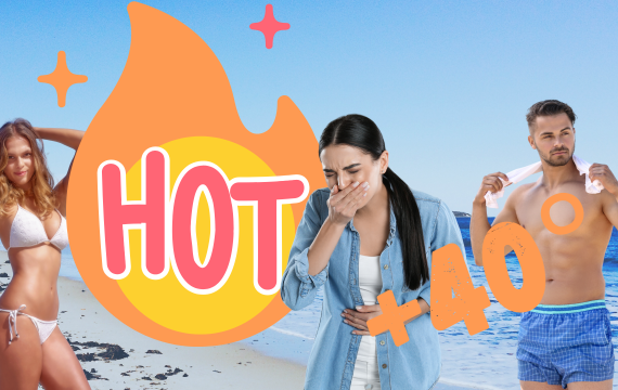 Що робити, коли пересиділи під палючим сонцем на пляжі?