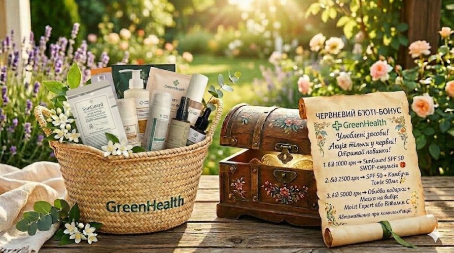 Июньский бьюти-бонус: покупай любимую косметику GreenHealth и получай эксклюзивные новинки в подарок