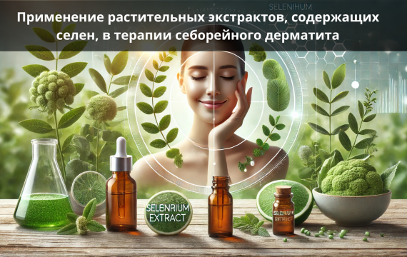 Застосування рослинних екстрактів, що містять селен, у терапії себорейного дерматиту.
