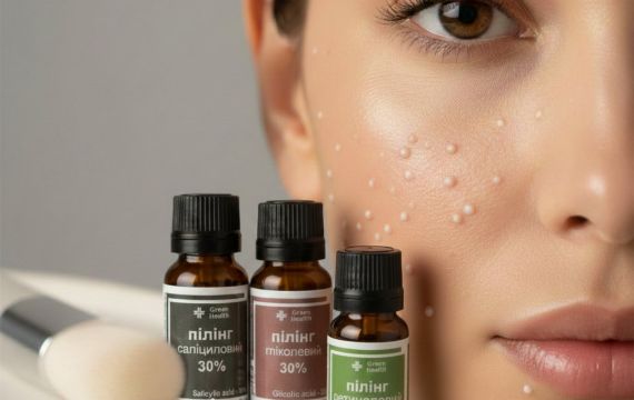 Пілінги проти міліумів: як кислоти розчиняють "просянку" та оновлюють шкіру