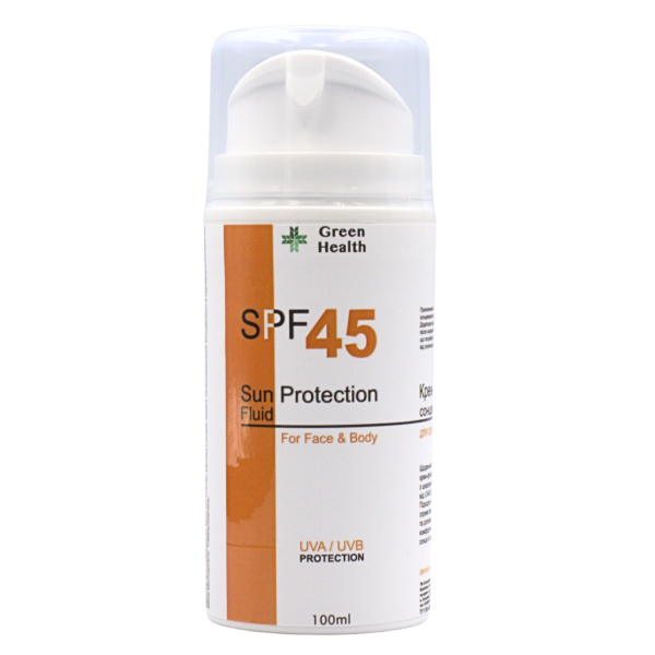 Крем-флюид солнцезащитный для лица и тела SPF45