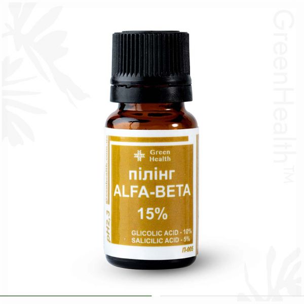Alfa-Beta пилинг 15%, рН 2,3 Alfa-Beta пилинг 15%, рН 2,3