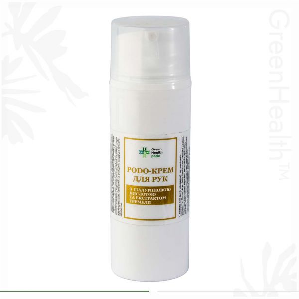 PODO-крем для рук з гіалуроновою кислотою та екстрактом тремели PODO-крем для рук з гіалуроновою кислотою та екстрактом тремели